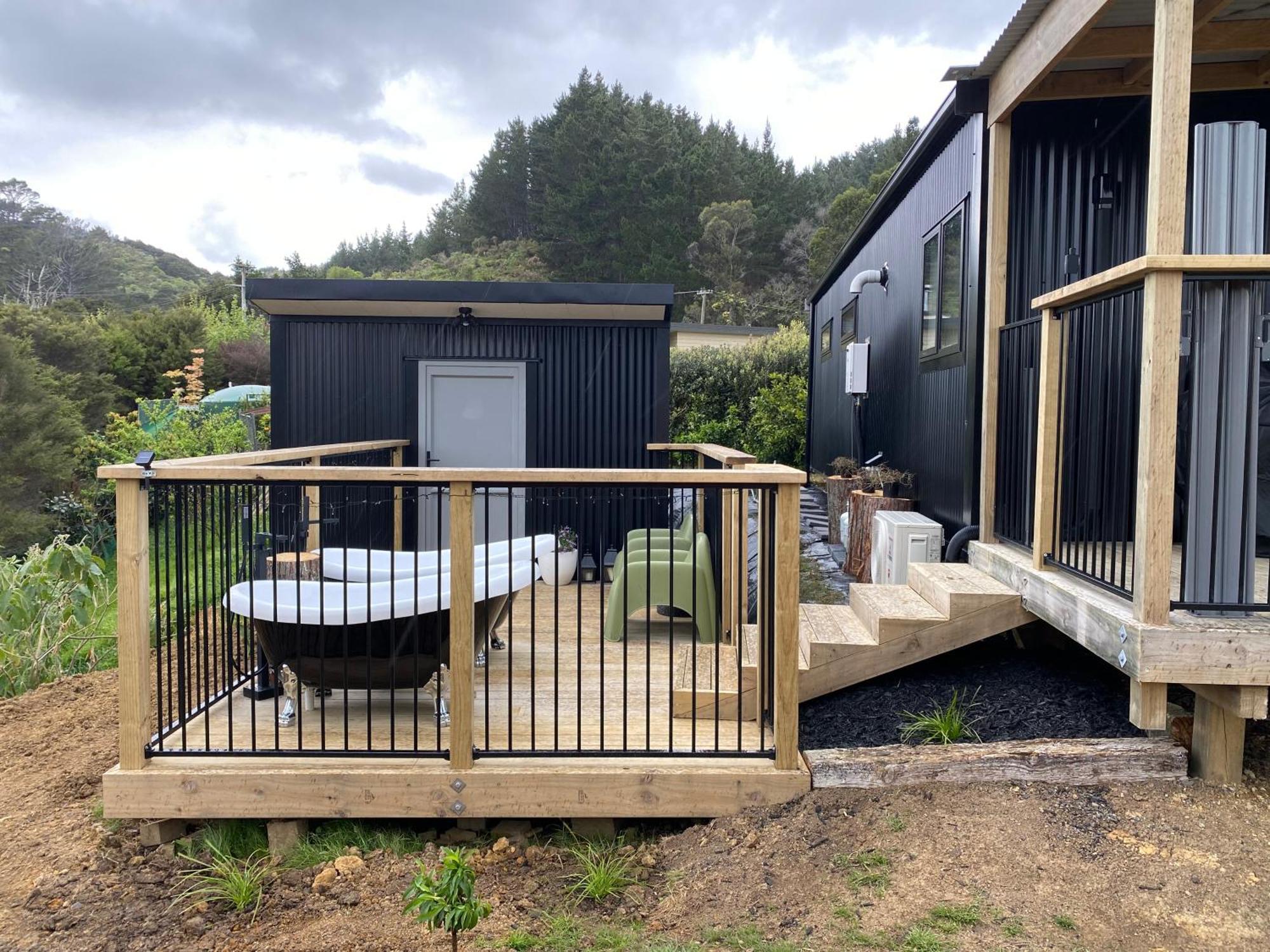 Ferienwohnung Te Mata Retreat Tapu Exterior foto